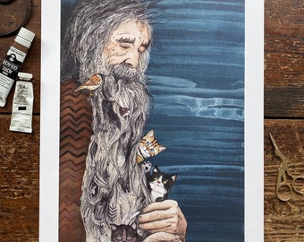 Beardnest // Signed A3 print