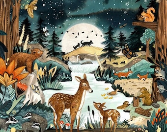 The Secret Forest // Signed A3 Print