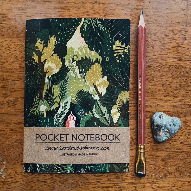 Notebook, Jotter, Mini Sketchbook FOREST SPIRIT image 3