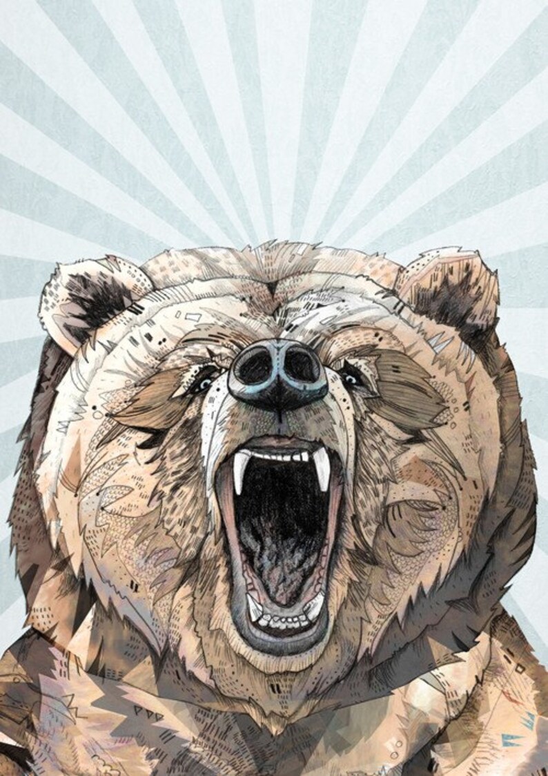 Grizzly // A3 print image 1