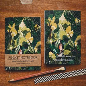 Notebook, Jotter, Mini Sketchbook FOREST SPIRIT image 4