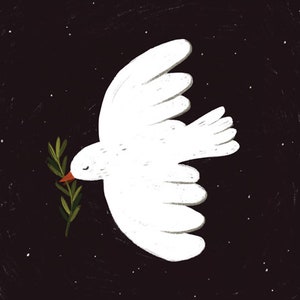 Peace Dove // Greeting Card image 2