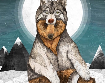 Wear Wolf  // A5 Print 5x8