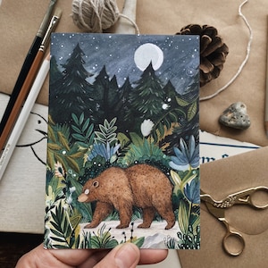 Night Bear // Greeting Card