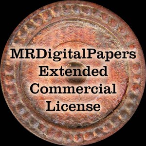 LICENZA COMMERCIALE ESTESA. Scrapbooking Fornitura Uso aziendale. Prodotti in licenza commerciale in vendita. Licenza d'arte digitale. MRDigitalPapers