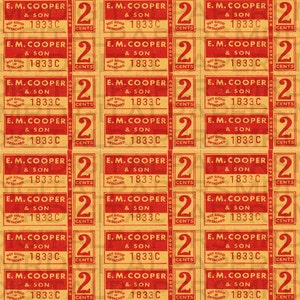 Antique Paper Tag / 14x18 / Digital Paper Download / Antique Paper Ephemera / Antique Labels / New Old Stock / Antique Ticket / Vintage Tag