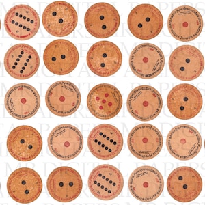 Antique Mahjong / Mahjong Playing Cards / Instant Digital Download / Mahjong Tiles / Mahjong Set / Mahjong Game / Game Tiles / Game Cards