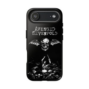 Avenged Sevenfold Tough Phone Cases - Rock Band Phone Cover, Skull Design for Music Lovers, Birthday Gifts, Concert Accessories