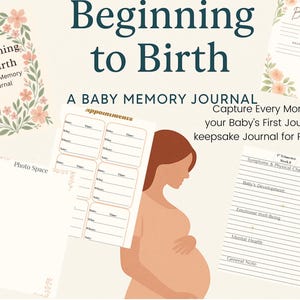 Beginning to Birth: A Baby Memory Journal - Keepsake Journal for Expecting Moms - Document Every Milestone from Pregnancy to Baby’s Arrival