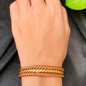 Tensor Bracelet: Handwoven Copper & Silver Multi-Wrap - Sacred Frequency Jewelry