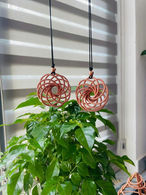 Flower of Life Copper Pendant, Torus Pendant – Sacred Energy Torus Tool, Gift For Yoga Teacher (Factory Direct - No Intermediaries)