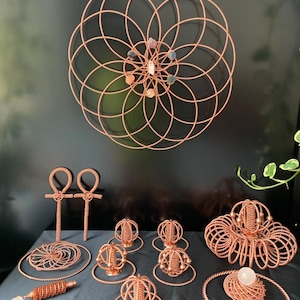 The flower of life, Torus, Harmonizer, Spiritual Energy Pendant, Superconducting Energy Wand