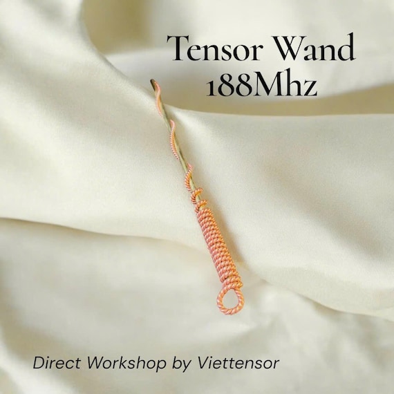 188MHz Copper Tensor Wand | Handmade Meditation & Yoga Tool (20cm -30cm)