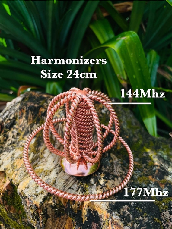 Electroculture Copper Tensor Harmonizer: Sacred Geometry Gardening Tool