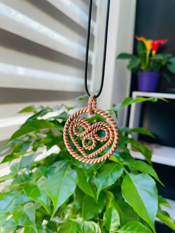 Handmade Copper Pendant, 177MHz 144MHz 528MHz, Sacred Geometry, Gift For Her, Gift For Dad, Gift For Mom