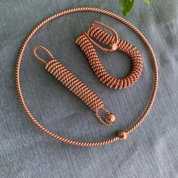 Compact Practitioner Set – Tensor Water Charger Kit, Sacred 1 Cubit | Pure Copper Tensor Rings, Acu-Vac Coil & Feedback Loop
