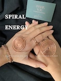 Copper Energy Spiral Hand Ring – Handcrafted Tool for Meditation, Manifestation & Energy Healing product logo
