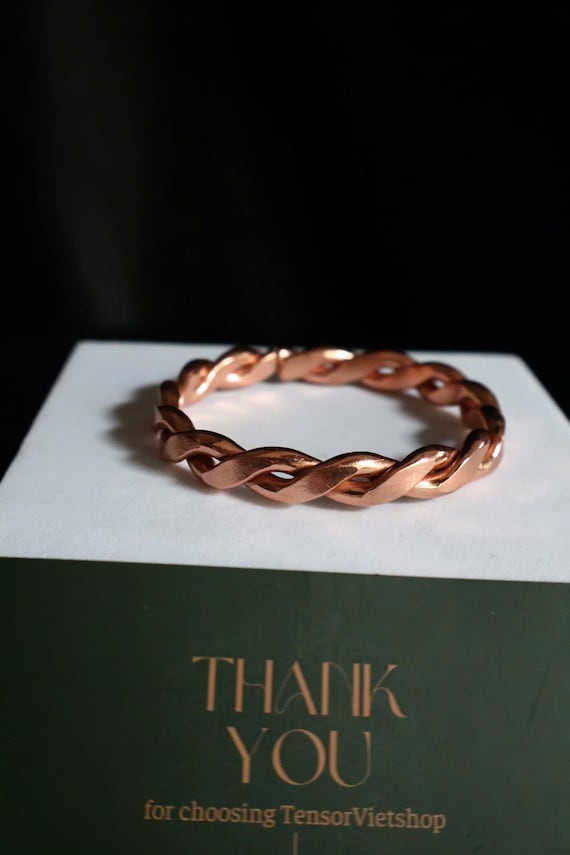 Handmade Copper Tensor Bracelet – Your Everyday Energy Companion - Custom Frequency Jewelry
