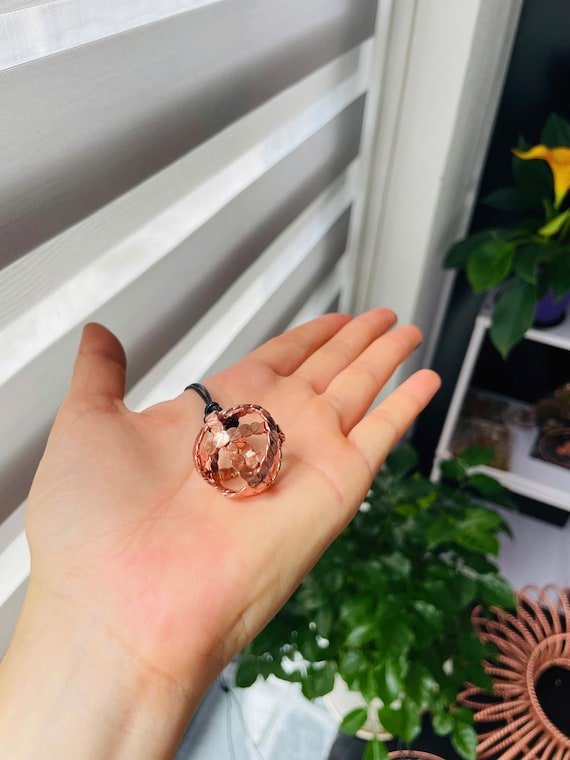 Copper Tensor Field Generator Pendant: Sacred Cubit EMF Protection
