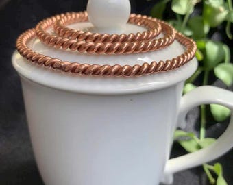 Handmade Copper Tensor Ring Set – 1/2 Full Cubit Sizes | Meditation & Healing Tools | Grounding Energy
