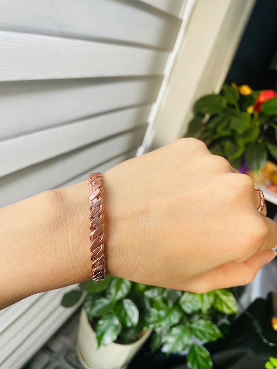 Handmade Copper Tensor Ring Bracelet - Energy Healing - Tensor Bangle - Tensorviet