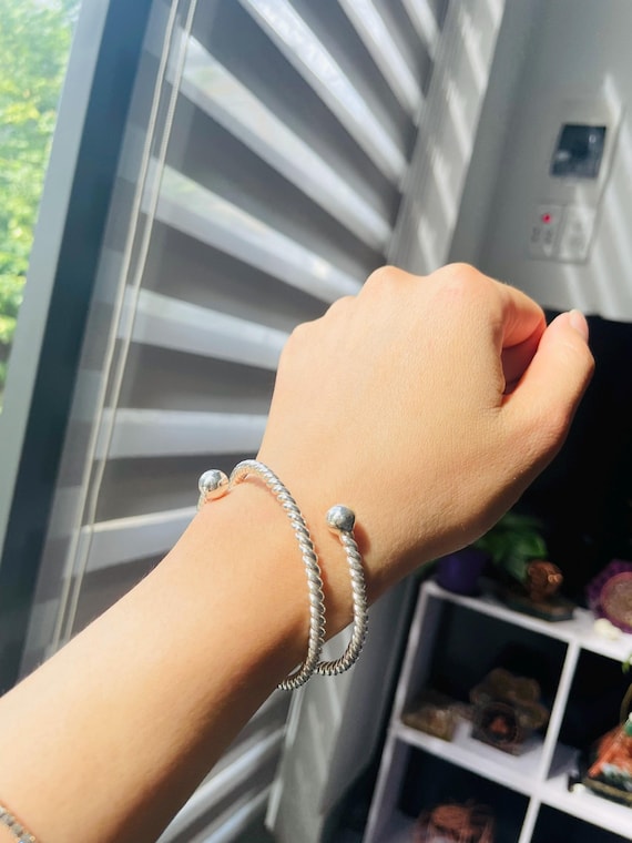 Tensor Silver Bracelet – Custom Frequency, Handwoven Energy Tool, Spiritual Jewelry, Tensorviet, Tensor Rings