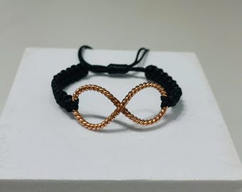 Infinity Bracelet | Tensor Copper Bracelet | Sacred Geometry | Custom-Made | 528 Hz or 432 Hz Frequency