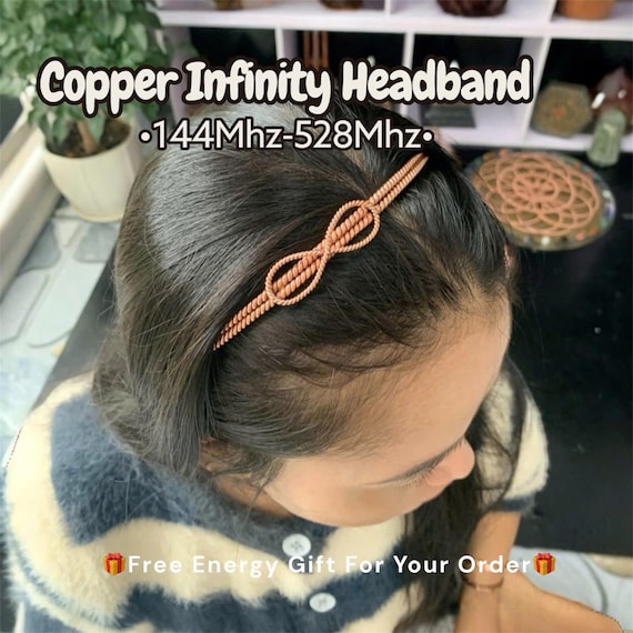 Copper Infinity Headband – Tensor Ring 144MHz & 528MHz