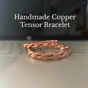 Handmade Copper Tensor Bracelet – Your Everyday Energy Companion - Custom Frequency Jewelry