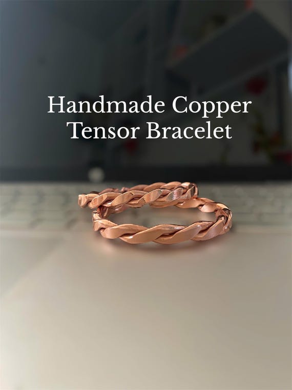 Handmade Copper Tensor Bracelet – Your Everyday Energy Companion - Custom Frequency Jewelry