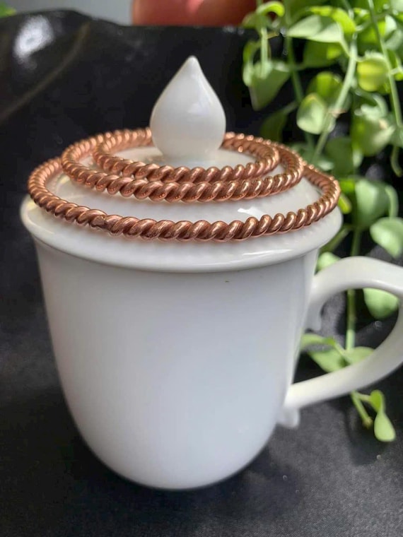 Handmade Copper Tensor Ring 1/2 Cubit: Meditation & Healing Tools - Tensorviet