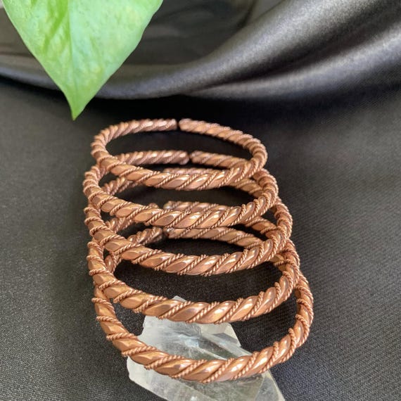 Tensor Bracelet, Custom Frequency, Handwoven Bracelet, Pure Copper, Tensor Bracelet, Spiritual Jewelry, Wellness Jewelry, 144mhz, 177mhz