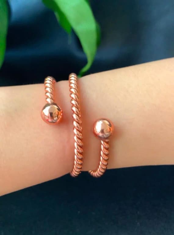 Tensor Bracelet, Custom Frequency, Handwoven Bracelet, Pure Copper, Tensor Bracelet, Spiritual Jewelry, Wellness Jewelry