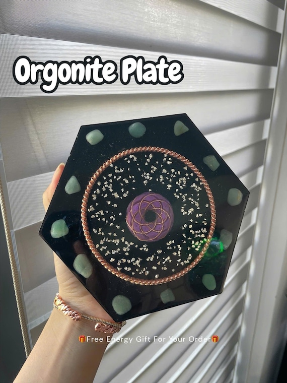 Orgonite Energy Charging Plate – Sacred Tesla Torus 369 Design, Tensor Viet