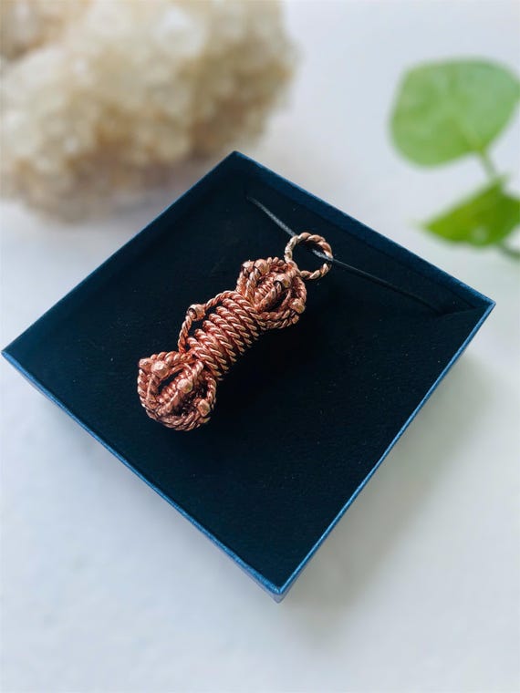 Copper/ Silver Vajra (Dorje) / Harmonizer Pendant |  Handcrafted Sacred Geometry Copper | 144MHz, 177MHz, 188MHz Frequencies