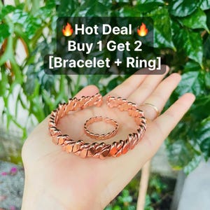 Custom Tensor Bracelet – Copper Tensor Ring Bracelet - Choose Your Size & Frequency – Energy Balancing Jewelry, Unique Birthday Gift