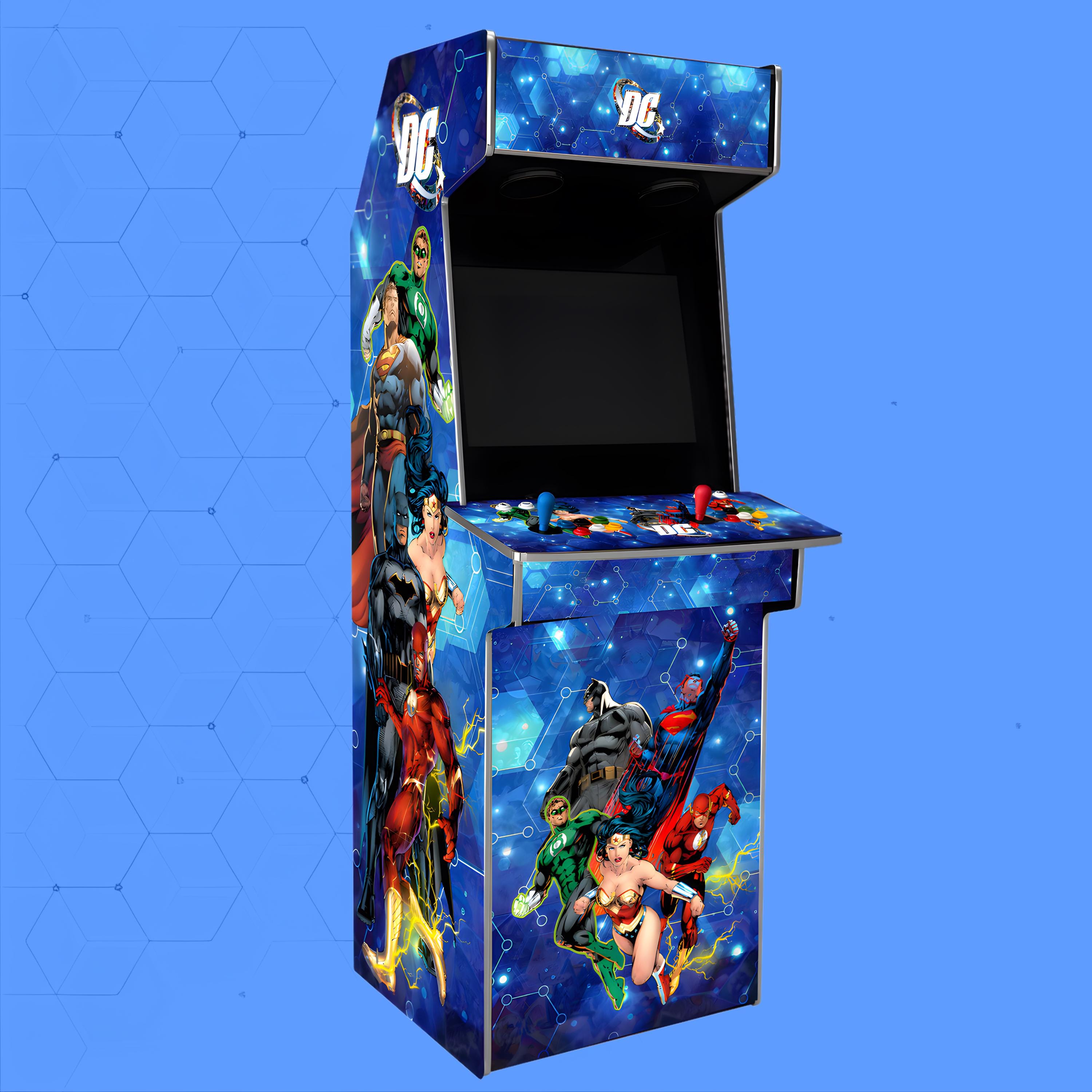 DC Comics Custom Arcade Vinyl Sticker Designs PDF - Printable Artwork ...