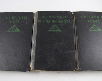 Mystery League Book Set of Three 1930 Detective Mysteries