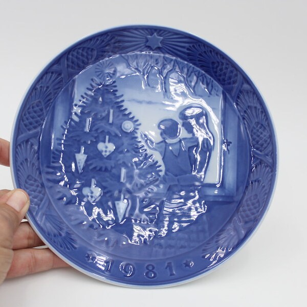 Royal Copenhagen Christmas Plate Etsy