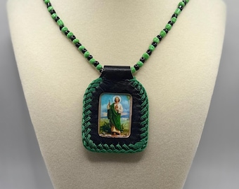 Scapular of Saint Jude Thaddeus 100% Leather