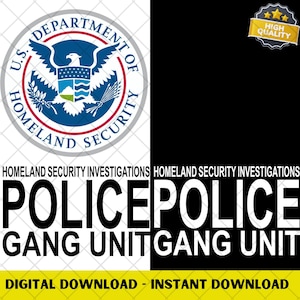 Departamento de Investigaciones de Seguridad Nacional de la Policía de Estados Unidos, PNG SVG, Gráficos de la Policía de EE. UU. para camisetas y calcomanías, Descarga digital de imágenes prediseñadas