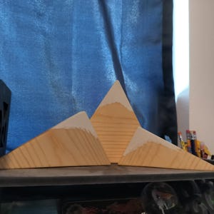 Wooden Mountain Decor | Wooden Table/Shelf Decor | Small Wood Mountains | Wedding Table Decor | Table Decor | Nursery Decor