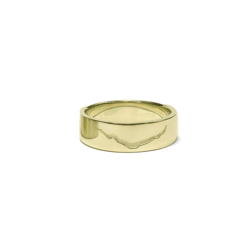 Dr Who Inspired Crack in Space and Time Ring 10K Yellow Gold - Etsy