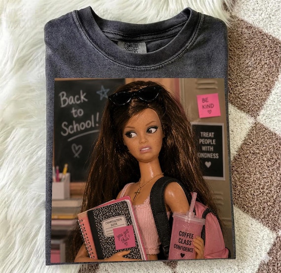 Doll Face Shocked Back To School Shirt, Gift For Teacher, Shocked Silly Back To School Doll Face Shirt, Barbie Doll Funny Shirt, Funny Doll