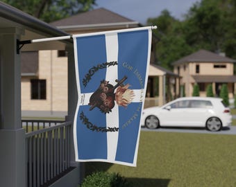 Immaculate Heart of Mary House Banner: Catholic Home Decor, Marian Flag catholic home decor