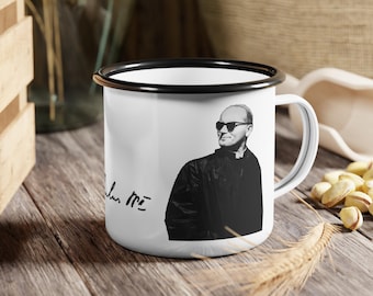 Saint Pope John Paul II Enamel Camp Cup | Catholic Gift