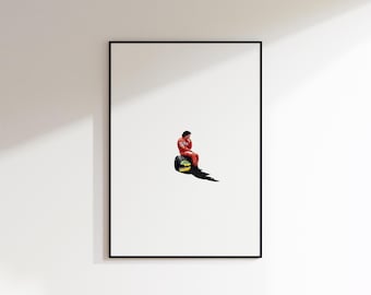 セナ ウォールアート、アイルトン・セナ ポスター、F1 ドライバー