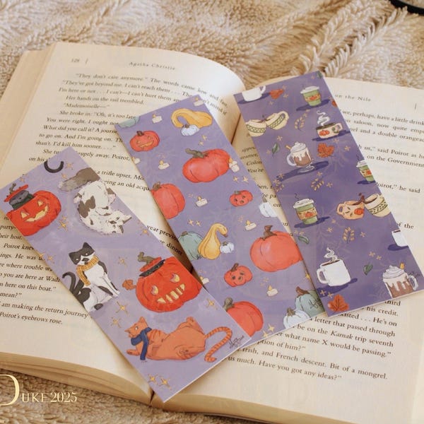 Fall Bookmark Set - Original Designs