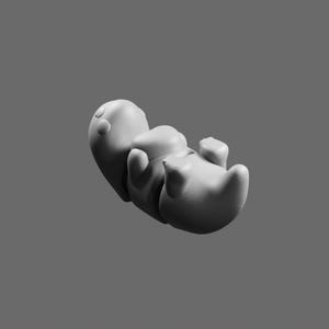 Dino Heart Keychain STL File – Cute Dinosaur Love Charm 3D Printable