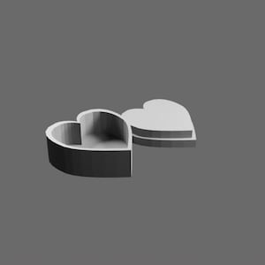 Heart Box STL File – Romantic Gift or Jewelry Storage 3D Printable